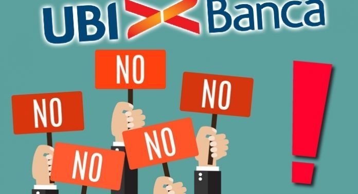 UBI BAnca No alle Esternalizzazioni