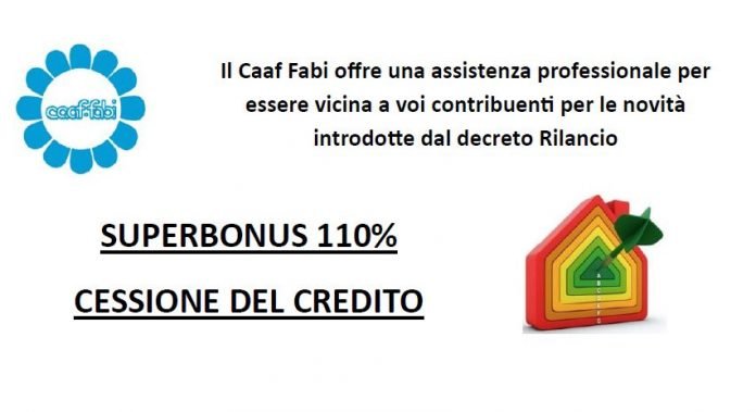 SUPERBONUS 110% - Cessione del CRedito
